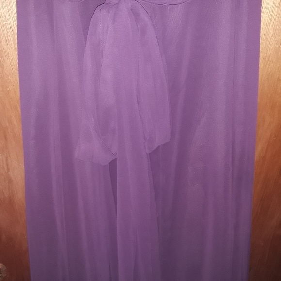 Long Plum dress - Picture 4 of 5